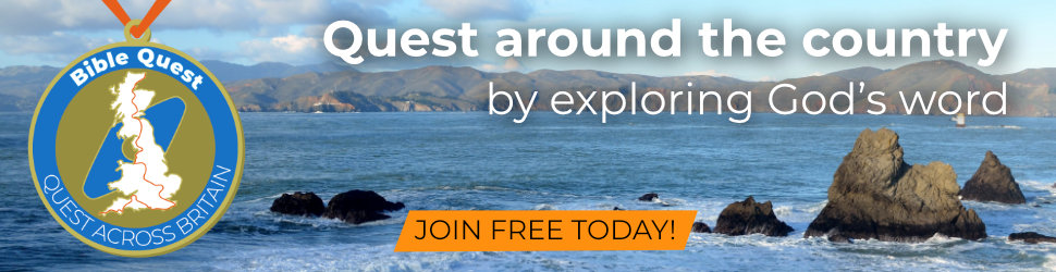 Quest around the country by exploring God's word - Bible Quest - Join free today.